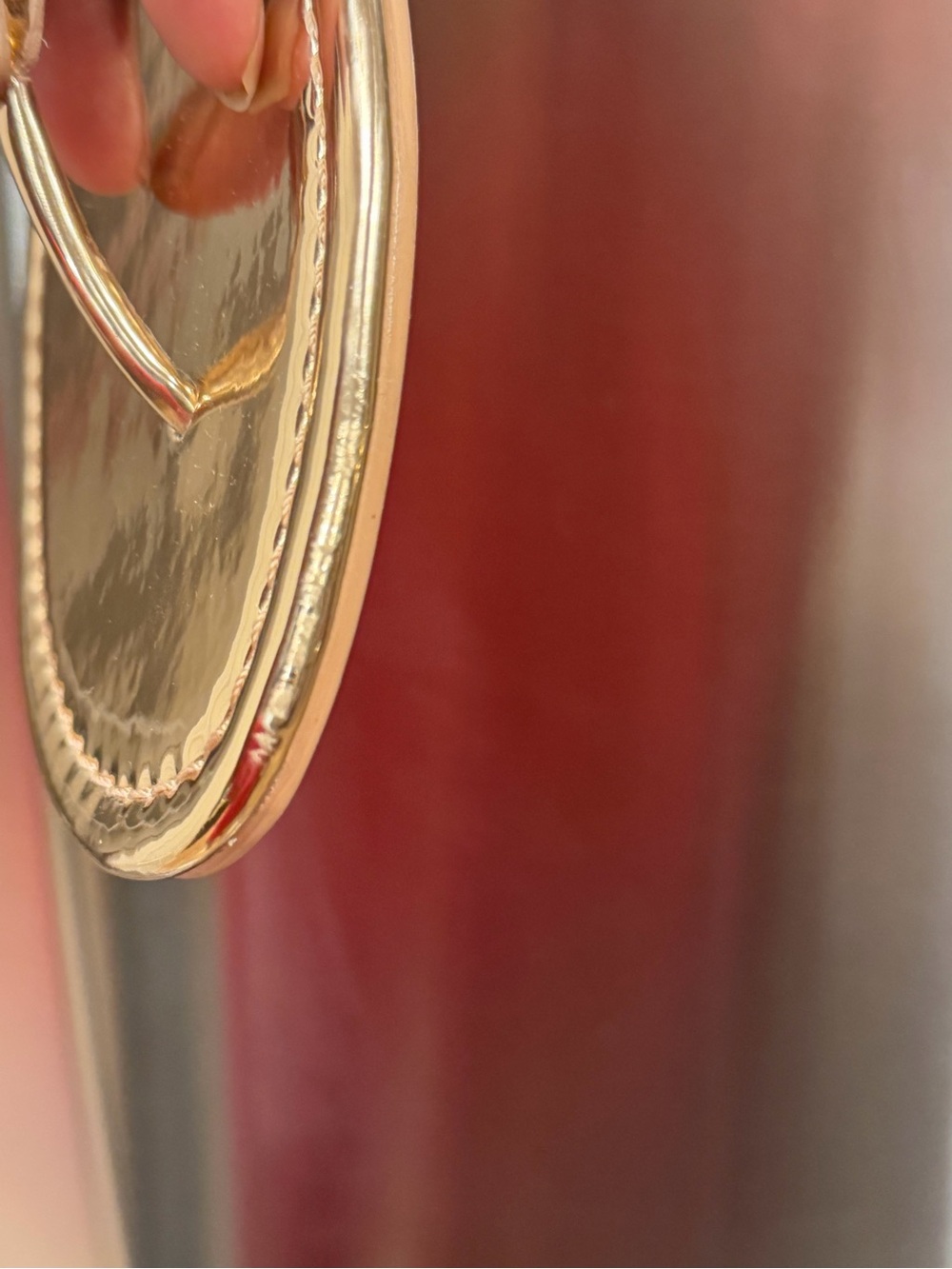 Tory Burch Metallic Rose Gold Logo Thong Sandals - Picture 2 of 9